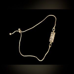 18k Rose Gold Plated Adjustable Bracelet